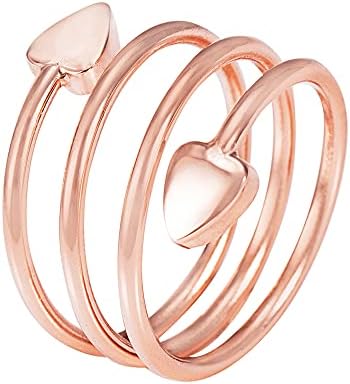 Wollet nyirokkeringés Szív Alakú Design Rose Gold Terápiás Mágneses Réz Gyűrű a Nők Arthritis Nyirokmasszázs Méregtelenítő,