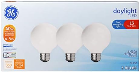 3 GE Nappal LED Égő - 4.5 W-Használat - Szabályozható - HD Szín - 5000k Megjelenés (3 Csomag)