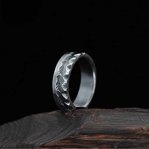 Ígéret Gyűrű a Nők Indiai Retro Mintás Esküvői Gyűrű, Férfi Retro Trendi Nyitó Állítható Eljegyzési Gyűrű, jegygyűrű