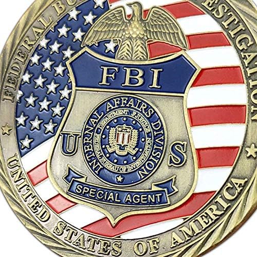 Glamtune AMERIKAI FBI Kihívás Érme Gyűjtemény St Michael Katonai Érme