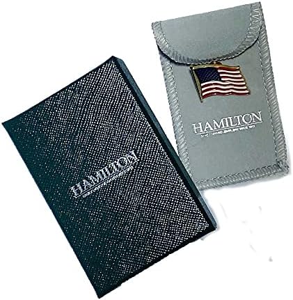 Hazafias Csapok Integetett Amerikai Zászló Kalap & Kitűző - Egyetlen Pin | Made in USA | 7/8 x 7/8 | Réz Arany Lemez | Piros, Fehér, Kék Zománc