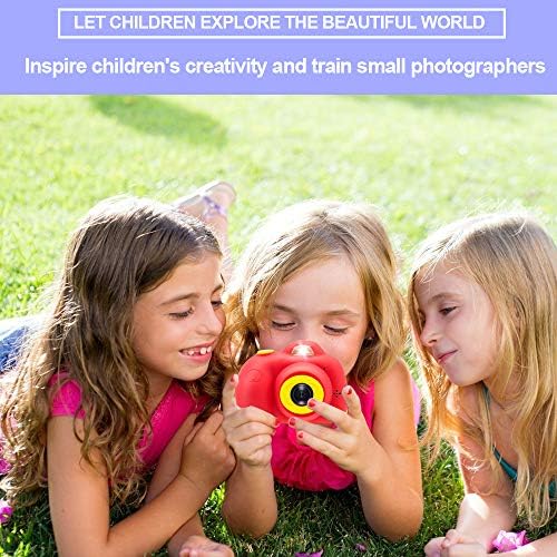 PerfectPromise Gyerekek Kamera, 1080P HD Videó Kamera Mini Gyermek Videokamera, 2 Hüvelykes LCD-Képernyő a Legjobb Kettős 8MP Kreatív