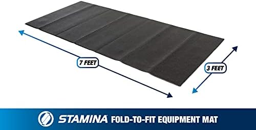 Stamina Fold-hogy-Fit Hajtogató gépek Mat (84-Es 36-Hüvelyk), Fekete