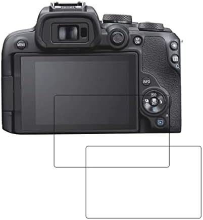 VIESUP Képernyő Védő Üveg Canon EOS R10 Kamera, [2-Pack] 9H Keménységű Edzett Üveg Anti-Buborék Anti-semmiből Ultra-Tiszta Canon
