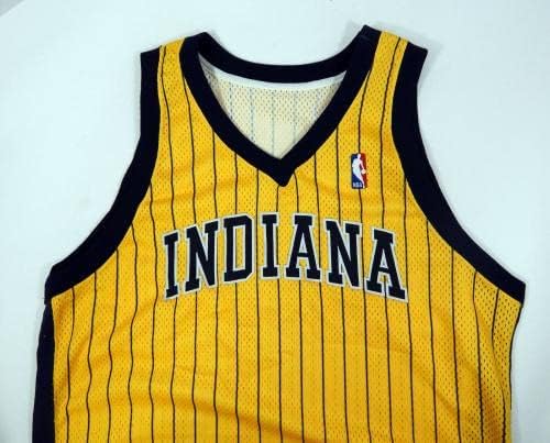 2004-05 Indiana Pacers Üres Játék Kiadott Arany Jersey 46 DP31847 - NBA Játék Használt