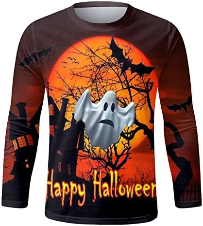 2022 Halloween Férfi Katona T-Shirt Mens Divat Alkalmi Halloween Legénység Nyak 3D-s Digitális Nyomtatás Nagy Tees a Férfiak