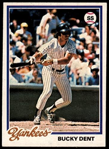 1978 Topps 335 Bucky Dent New York Yankees (Baseball Kártya) VG Yankees