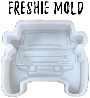 Bronco SUV Grill Autó Freshie Szilikon Öntőforma | 3,5 x 2,5 x 0.08 centivel az Illatos Aroma Gyöngyök Autó, Gyertyát, Szappant, Sütő Biztonságos