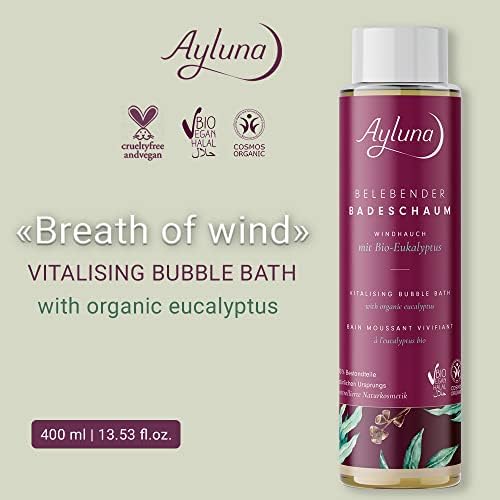 Ayluna fuvallat Éltető pezsgőfürdő Szerves Eukaliptusz, 400 ml