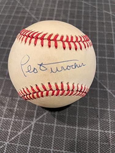 Leo Durocher Chicago Cubs Egyetlen Dedikált Baseball Szövetség Hiteles - Dedikált Baseball