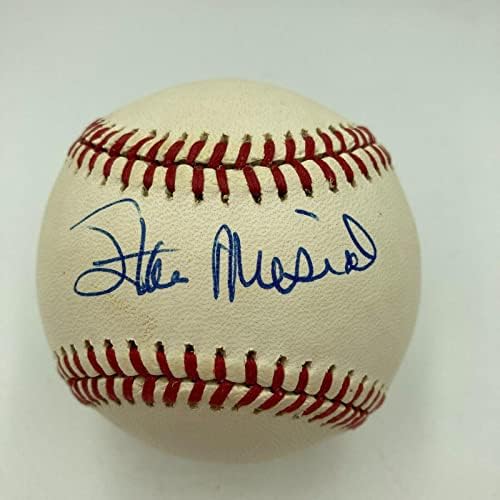 Szép Stan Musial Aláírt Hivatalos Nemzeti League Baseball SZÖVETSÉG COA - Dedikált Baseball