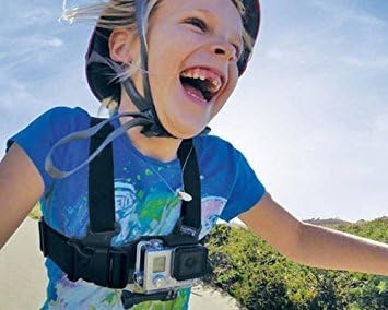 GoPro Eredeti ACHMJ-301 3-8 Éves Gyerek Junior Chesty Állítható Mellkasi Mount Heveder Függőleges Gyors Csat megnézheti Csavart