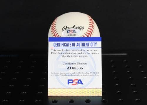 Hank Aaron Aláírt Baseball Autogramot Auto PSA/DNS AL88335 - Dedikált Baseball