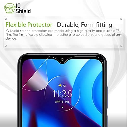 IQShield képernyővédő fólia Kompatibilis Motorola Moto G Tiszta (2 Csomag) Anti-Buborék Tiszta Film