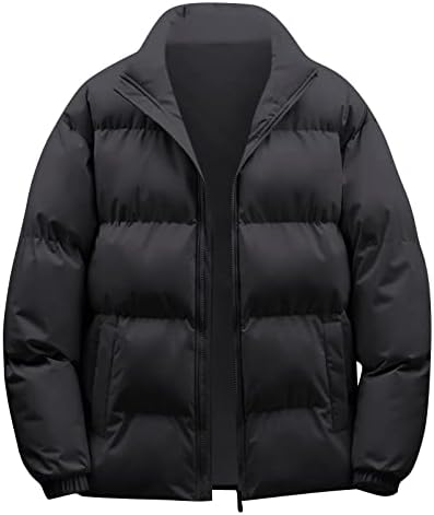 HXHYQKP Férfi Téli Kabát, Homewear Társalgó Hosszú Ujjú Kabát Férfi Új Év, Plusz Méretű Kabátok, Szűk Nyakú Könnyű