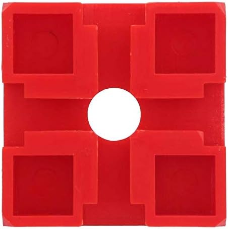 Szerszám Alkatrészek vágódeszka Piros ABS Műanyag Központi Blokk Z030 Műanyag Közbenső Darab Puffer Blokk Téglalap