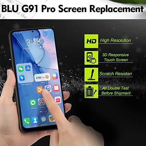 OCOLOR Kijelző BLU G91 Pro Képernyő Cseréje Érzékelő BLU G91 Pro G0530WW 6.7 Touch LCD Belső Digitalizáló Közgyűlés a Készletek