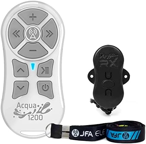 JFA K1200WHITE 1200 Acqua Távolsági Car Audio Ellenőrzés Célja, Vízálló Slim-Közép Ultra Érzékeny Vevő