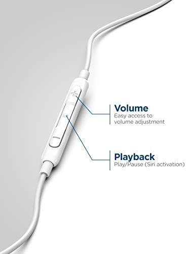 Thore iPhone Fülhallgató (Apple Mpi Hitelesített) V120 a Fül Vezetékes Villám Fülhallgató (Izzadság/Vízálló) Fejhallgató Mikrofon/Térfogat