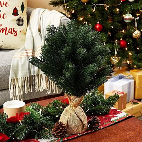 Okuna Előőrs Mini Karácsonyi Dekoráció Fa, Vászon Csomagolva Növények (17)