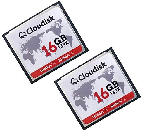 Cloudisk Compact Flash Memória Kártya CF Kártya Nagy Sebességű Olvasó Kamera Kártya DSLR (16GB2PK)