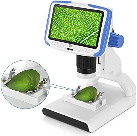 N/200X Digitális Mikroszkóp 5 Kijelző Videó Mikroszkópot, elektronmikroszkópot Jelen Tudományos Biológia Eszköz