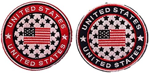 2 Piros Kék Egyesült Államok USA-ban világbajnok Futball-Sport Hímzett Vas Varrni A Patch Jelvény