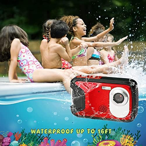 Víz alatti Kamera 17FT Vízálló Digitális Fényképezőgép 21MP Digitális Kamera a Fotózás Teljes HD 1080P Videó Kamera, Vízálló Fényképezőgép