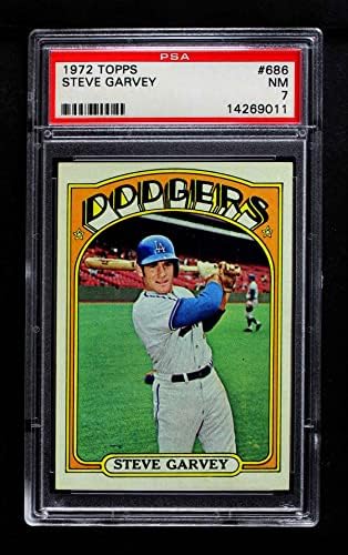 1972 Topps 686 Steve Garvey Los Angeles Dodgers (Baseball Kártya) PSA a PSA 7.00 Dodgers