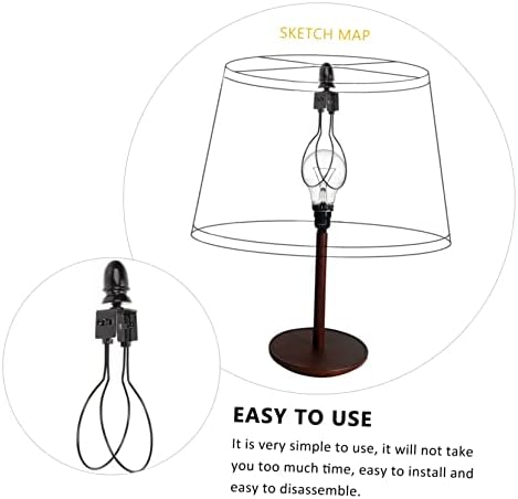 Veemoon 2db Izzót Clip Lámpa Jogosultja Adaptador Kiegészítők Lámpa Hárfa Lámpa Izzó Clip Lámpa Izzó Klip Adapter Fogó Lámpabúra Lámpa