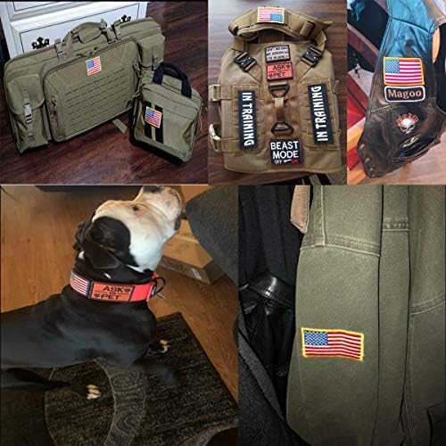 Homiego 4 Csomag a Szolgáltatás Kutya Képzés Javítás Amerikai Zászló Kérdezni, hogy a kedvtelésből tartott Katonai Morál
