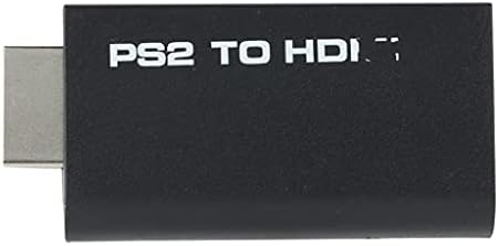 ZYZMH Hordozható PS2-HDMI 480i/480p/576i Audio Video Átalakító 3,5 mm Kimenet Támogatja az Összes Megjelenítési Módok (Szín