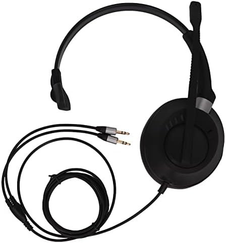 Egyoldalas Fülhallgató, Világos, Kényelmes, Nagy Érzékenységű Fekete-3,5 mm-es Telefon Fülhallgató ENC zajszűrés Haza a Biztosítási