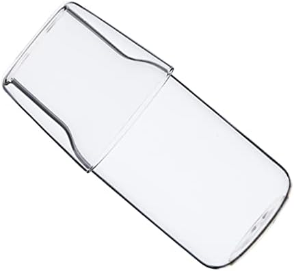 Zerodeko 1 Készlet Egy Ember Pohár Tiszta Edénybe Asztali Kiegészítők Csésze Fedő Ital Dobó Üveg pohár, Üveg Éjjeliszekrényen Víz Multi-function