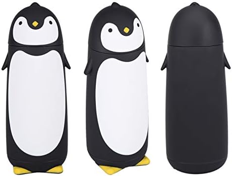 Pingvin Rozsdamentes Acél Termosz Vákuum,Aranyos Pingvin Termál vizes Palackok,300ML Hordozható Aranyos Pingvin Pohár Víz Üveg Dupla Réteg