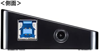 A Sanwa Ellátási USB-3H706BK USB-Hub USB (3.2 Gen1), 7 Portok (Felszerelt 2 Töltés Kikötők), Self-Powered, Fekete