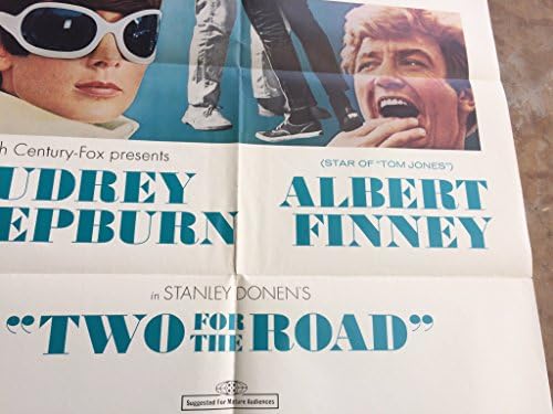Két Út, film, plakát eredeti 1967, Audrey Hepburn, Albert Finney