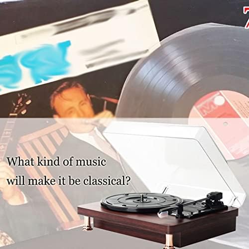 ZSEDP Bakelit lemez Lejátszó Lejátszás Gramofon Retro 33/45/78 Sebesség Gramofon Klasszikus Lemezjátszó Music Box (Méret : AU Csatlakozó)