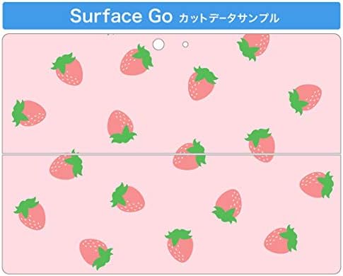 igsticker Matrica Takarja a Microsoft Surface Go/Go 2 Ultra Vékony Védő Szervezet Matrica Bőr 009549 Eper Rózsaszín