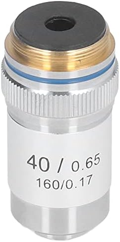 40X-Mikroszkóp remek akromatikus Objektív Sárgaréz Krómozott Felület 20.2 mm Összetett Mikroszkóp