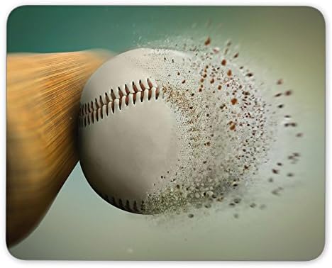 Baseball ütni A Labdát Széteső Egér pad Gaming Mouse pad egér pad egérpad A Hivatal mat Mousepad Csúszásmentes Gumi Hátlap