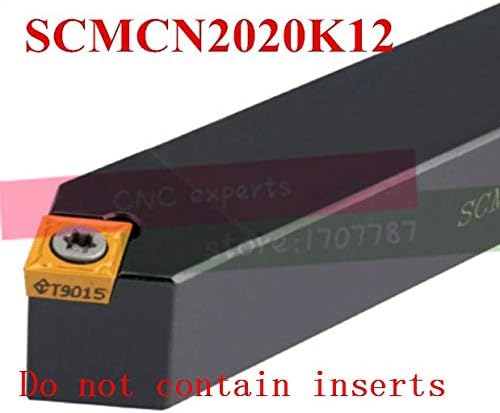 FINCOS SCMCN2020K12 Eszköztartót 20 * 20 * 125MM CNC Esztergálás Eszköz Birtokosa, 50 Fok Külső Fordult Eszközök, Eszterga Szerszámok