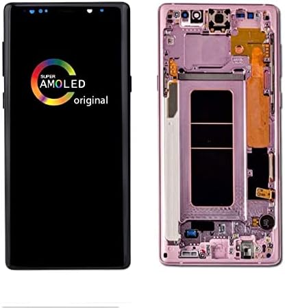 [Levendula Lila Keret] Amoled LCD Samsung Galaxy note9 Digitalizáló Képernyőn Érintse meg Szerelvény Csere LCD Kijelző n960 n960U