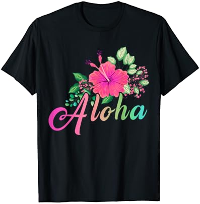 Király Aloha Hawaii Ing, Hibiszkusz Virág, Nők, Férfiak, Ajándék Póló
