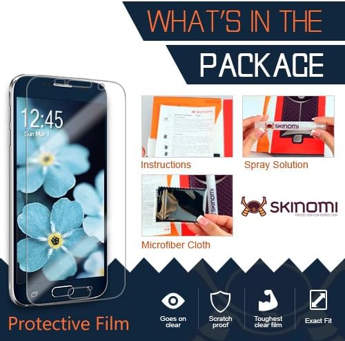Skinomi Teljes Test Bőr Védő Kompatibilis az Asus ZenPad 8 (képernyővédő fólia + hátlap) TechSkin Teljes Lefedettség Tiszta HD
