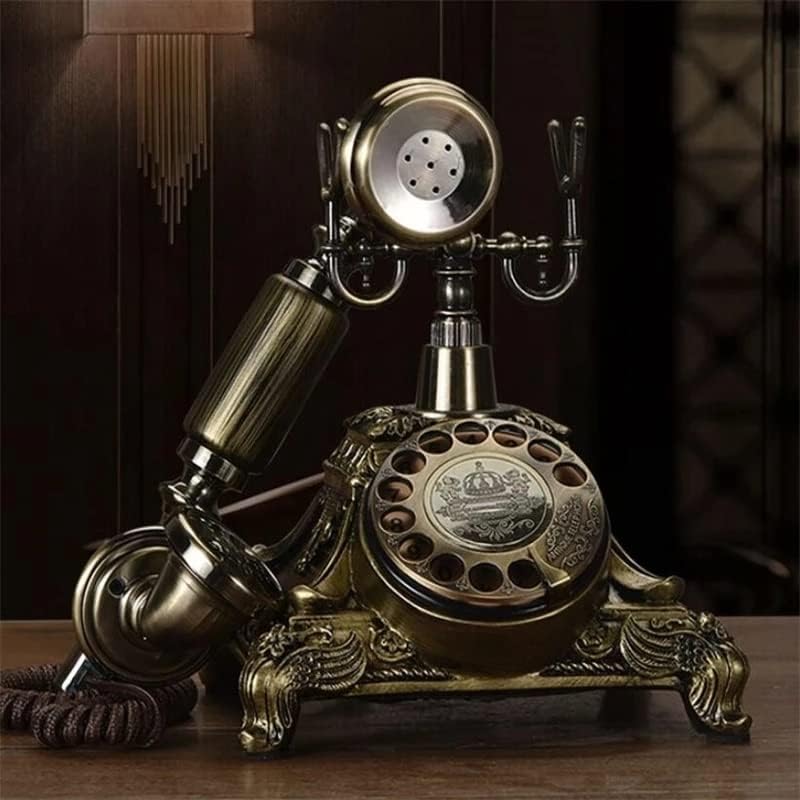 N/A az Európai Antik Forgó Tárcsa Régi Vezetékes Telefon Retro Haza Régi divat Vezetékes régimódi Vezetékes Telefon