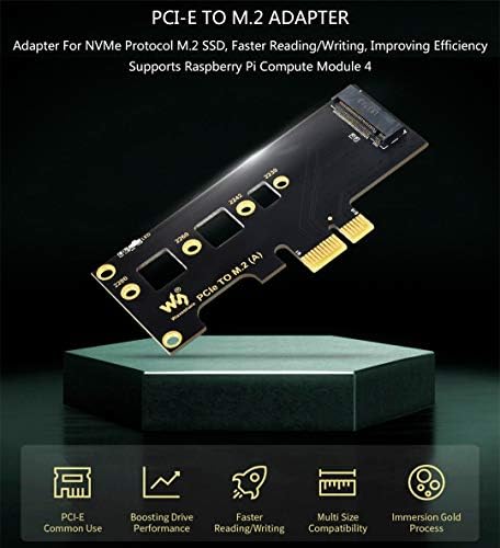 Bicool PCIe M. 2 Adapter NVMe Adapter M. 2 PCIe SSD, PCI-e x1/x4/x8/x16 Átalakító Kártya Támogatás M. 2 (M) Gombot NVMe SSD