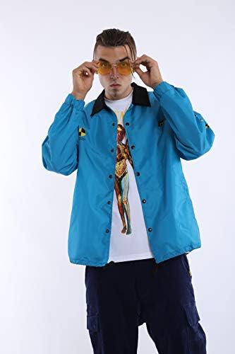 NAGRI AZONNAL Hip-Hop Szélálló Surci Kabát Grafikus Nyomtatott Streetwear Hosszú Ujjú, Könnyű Kabát Férfi
