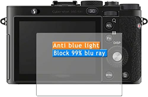 Vaxson 3-Pack Anti Kék Fény képernyővédő fólia, kompatibilis SONY Cyber-shot DSC-RX1 2012 TPU Film Védők Matrica [ Nem Edzett Üveg