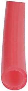X-mosás ragályos 5mm x 7mm Magas hőmérsékletű Ellenálló Szilikon Gumi Cső, Tömlő Cső Világos-Vörös 1M Hosszú(5 mm x 7 mm tubo